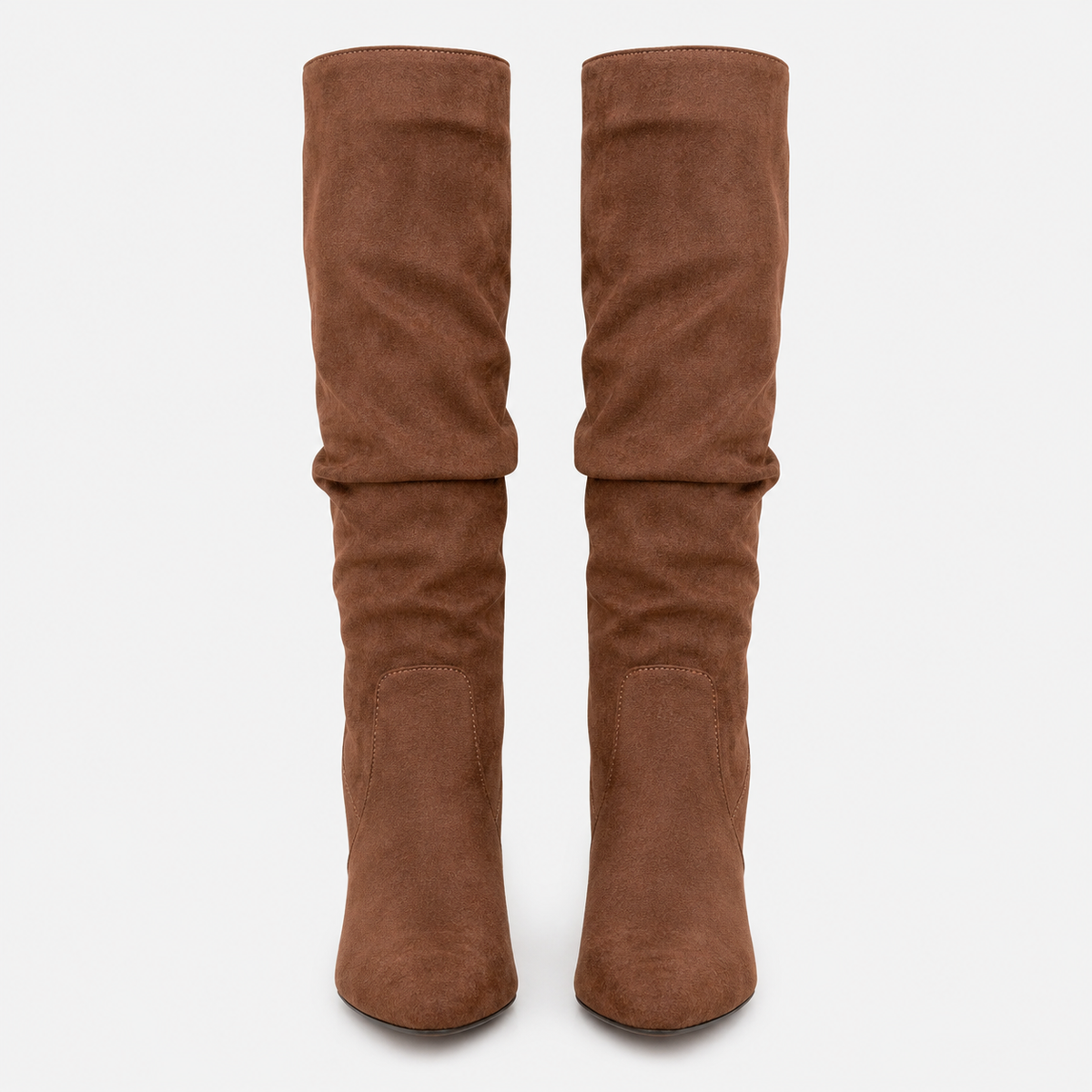 Women's Over-The-Knee Heeled Boots – Pointed Toe Block Heel
