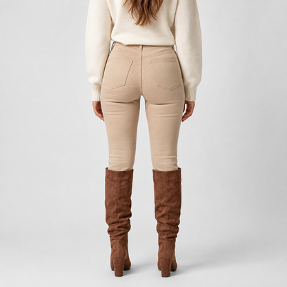 Women's Over-The-Knee Heeled Boots – Pointed Toe Block Heel