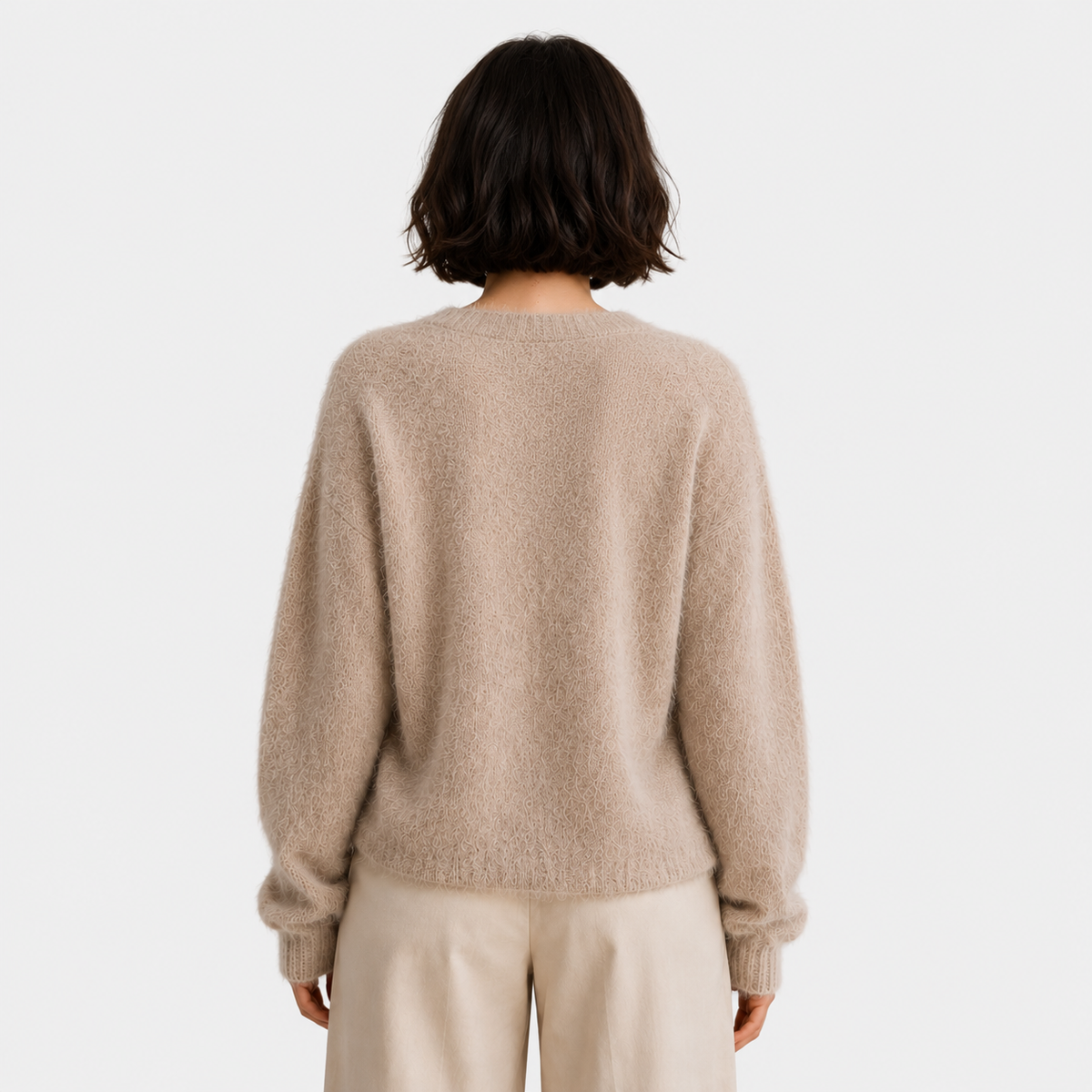 Women's Soft Knit Cardigan – Button Front V-Neck Sweater
