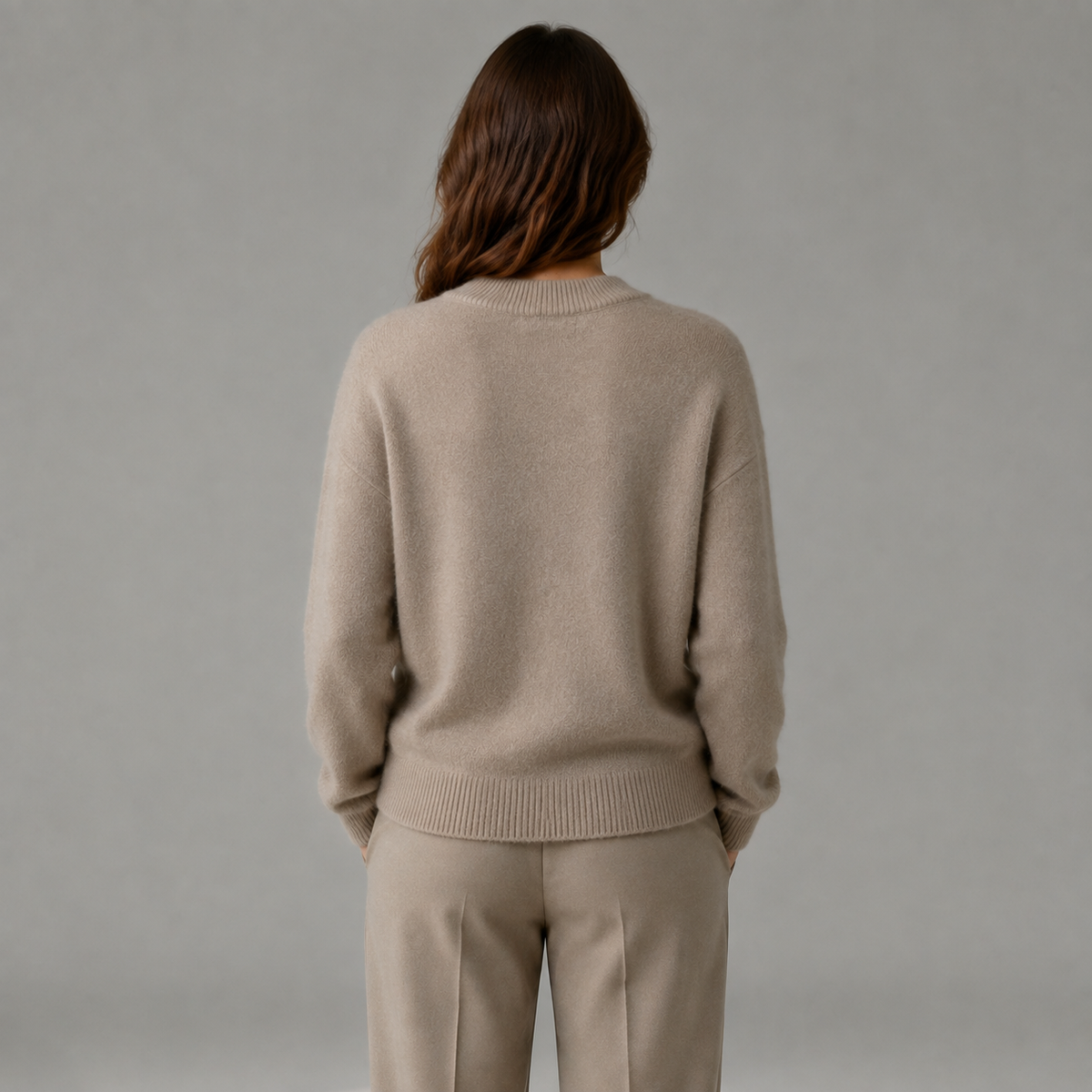 Women's Soft Knit Sweater – Relaxed Crew Neck