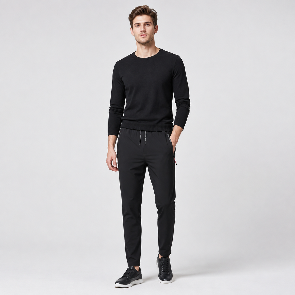Men's Jogger Trousers – Elastic Waist Slim Fit