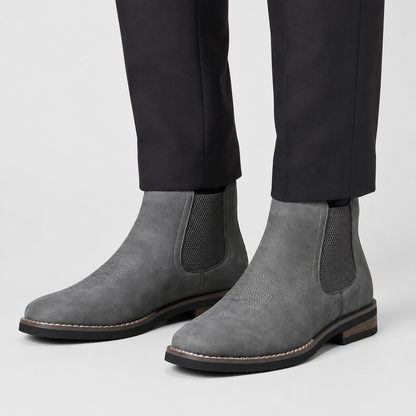 Men's Leather Boots – Classic Lace-Up Style