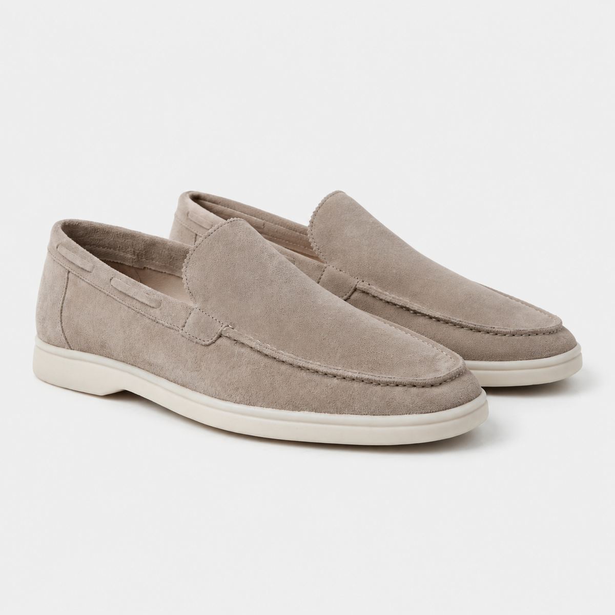 Men's Suede Slip-On Loafers – Smart Casual Comfort