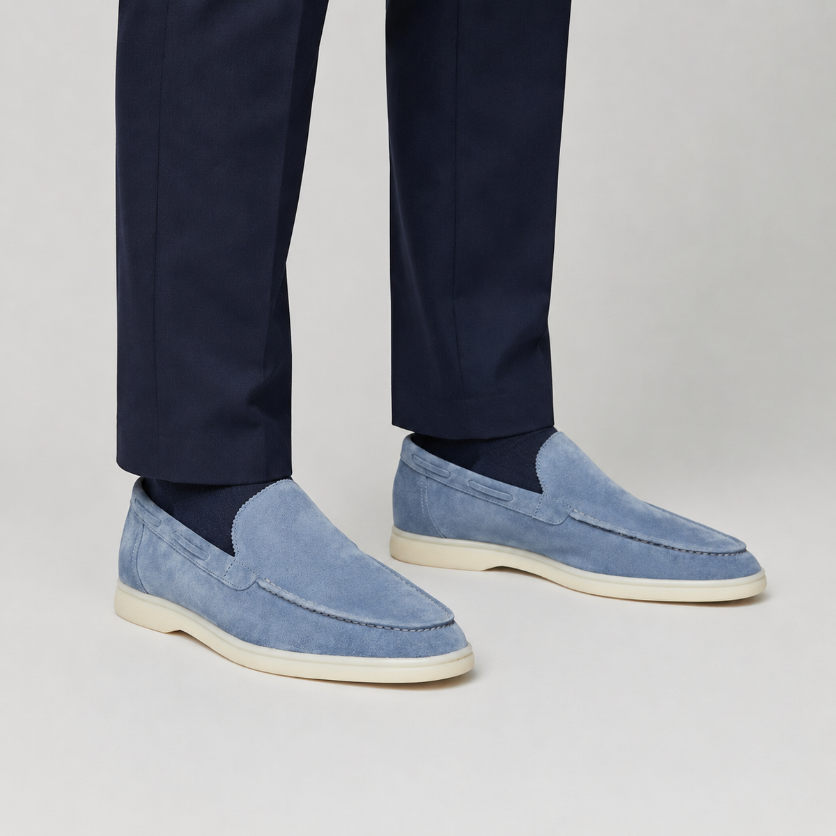 Men's Suede Slip-On Loafers – Smart Casual Comfort