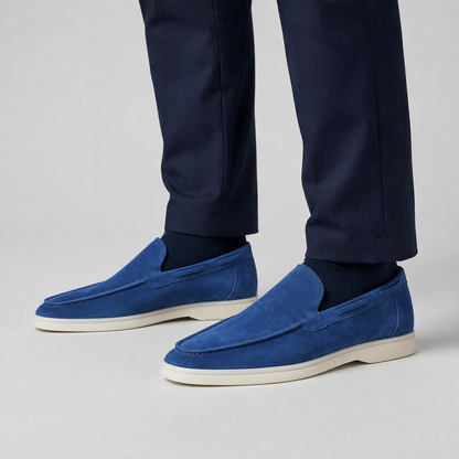 Men's Suede Slip-On Loafers – Smart Casual Comfort