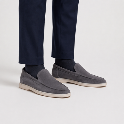 Men's Suede Slip-On Loafers – Smart Casual Comfort