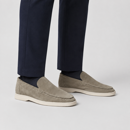 Men's Suede Slip-On Loafers – Smart Casual Comfort