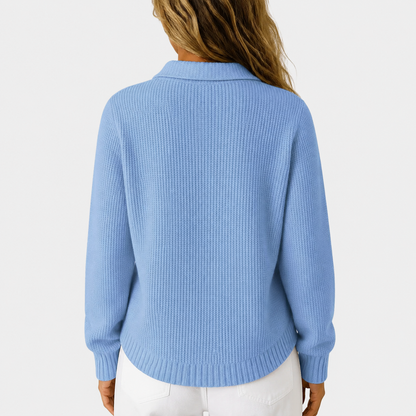 Women's Longline Knit Cardigan – Button Front
