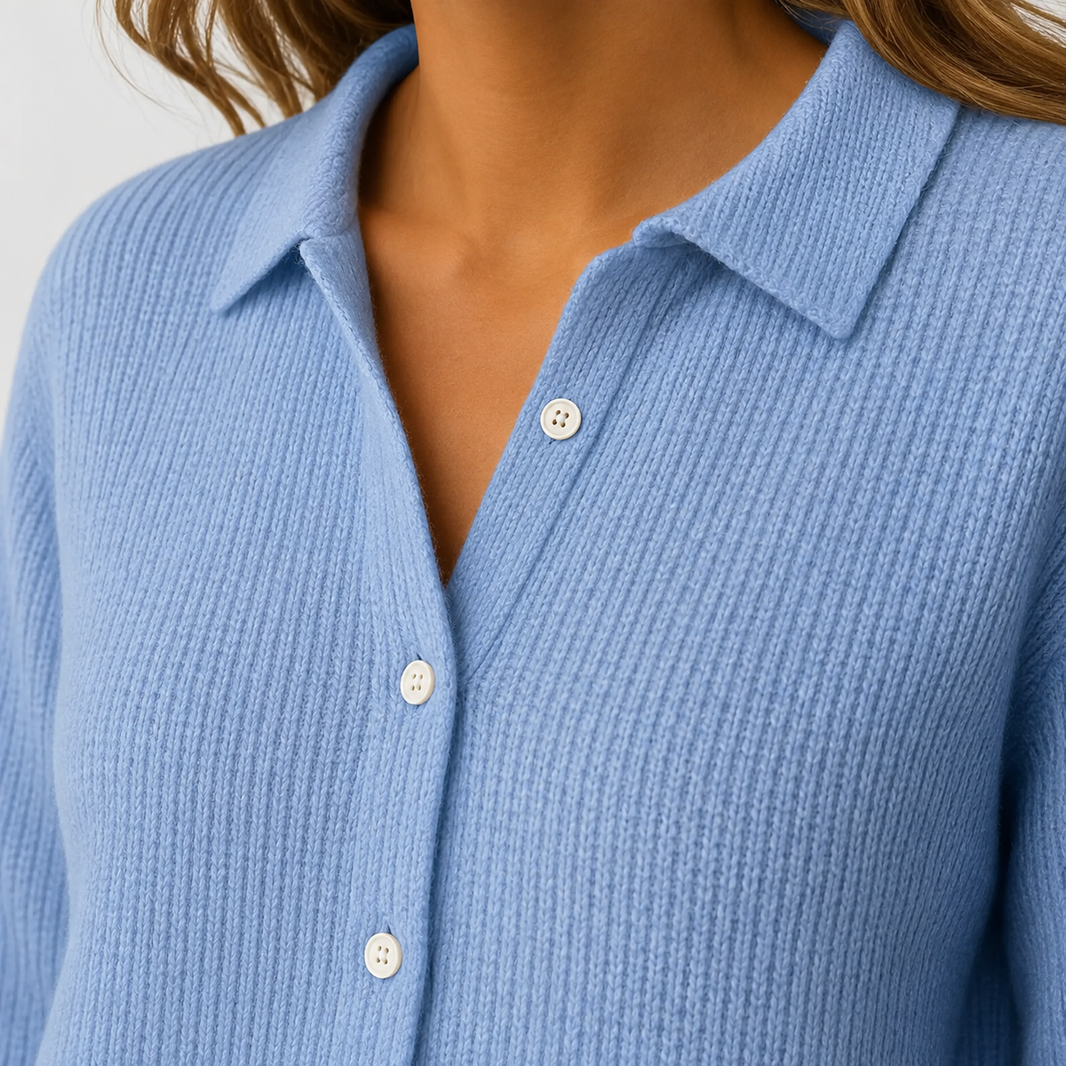 Women's Longline Knit Cardigan – Button Front
