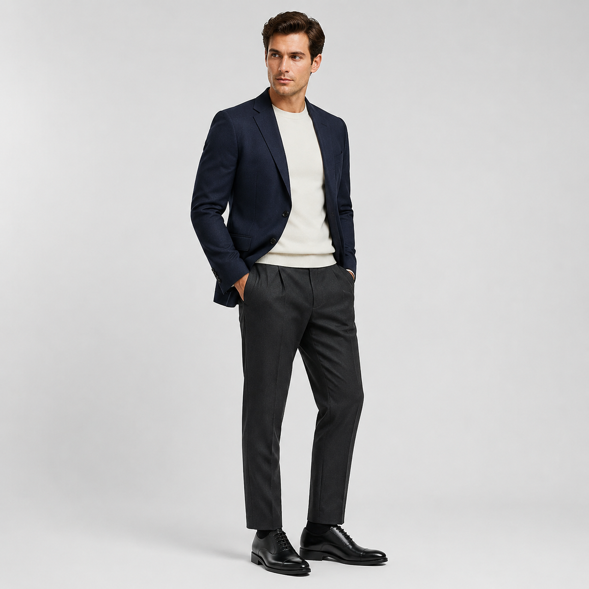 Men's Leather Oxford Shoes