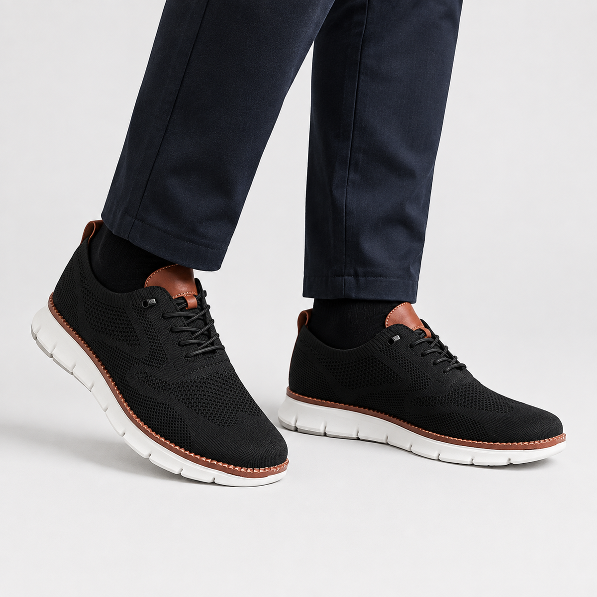 Men's Walking Shoes – Wide Fit Cushioned Sole