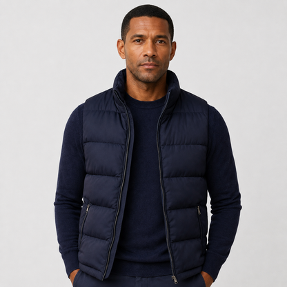 Men's Quilted Zip Bodywarmer – Sleeveless Gilet