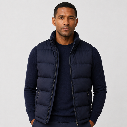 Men's Quilted Zip Bodywarmer – Sleeveless Gilet