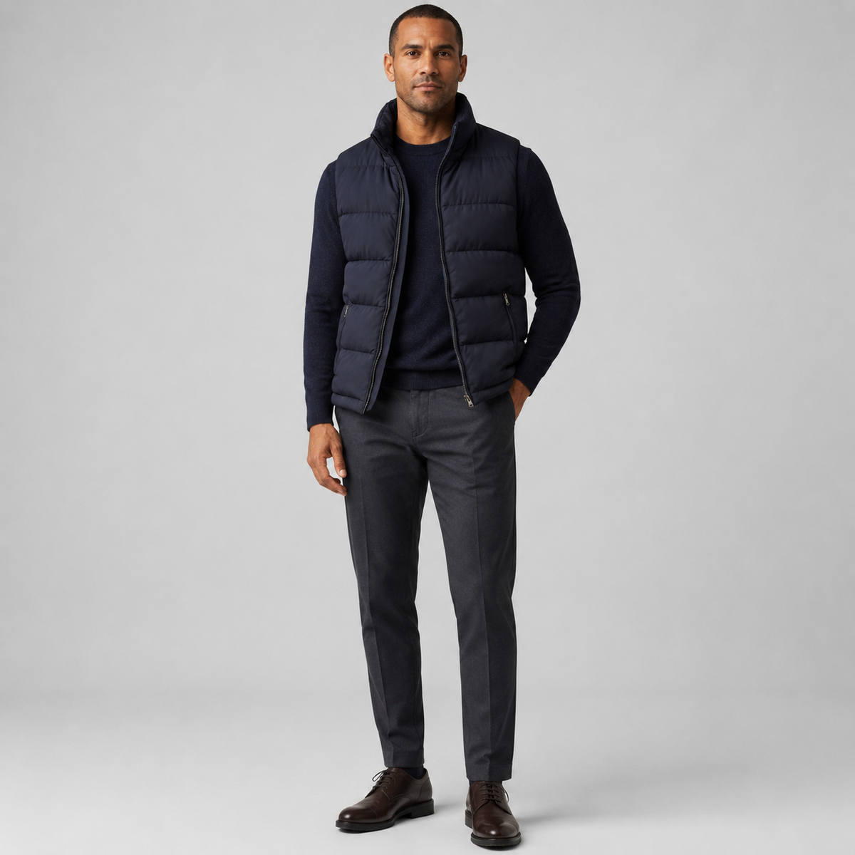 Men's Quilted Zip Bodywarmer – Sleeveless Gilet