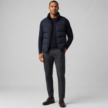 Men's Quilted Zip Bodywarmer – Sleeveless Gilet