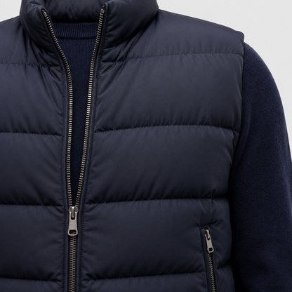 Men's Quilted Zip Bodywarmer – Sleeveless Gilet