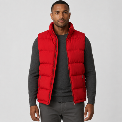 Men's Quilted Zip Bodywarmer – Sleeveless Gilet