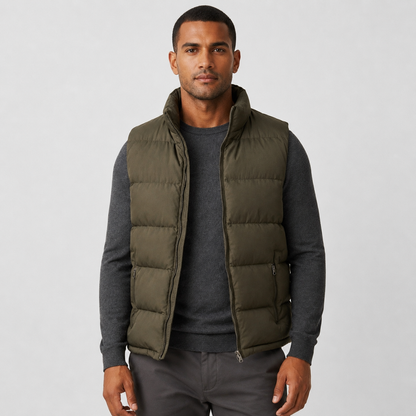 Men's Quilted Zip Bodywarmer – Sleeveless Gilet