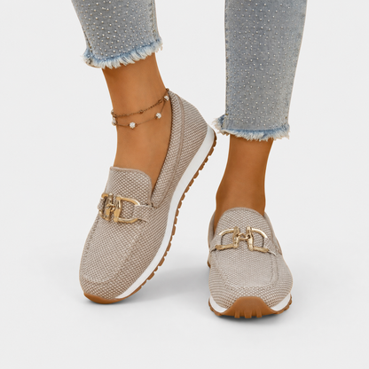 Women's Knit Loafer Sneakers – Slip-On Everyday Comfort