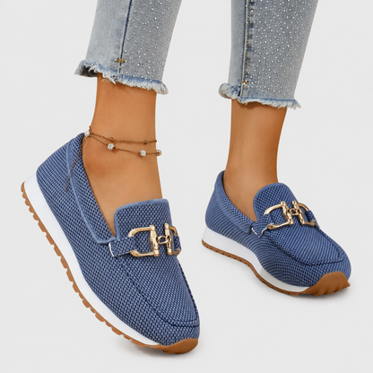 Women's Knit Loafer Sneakers – Slip-On Everyday Comfort