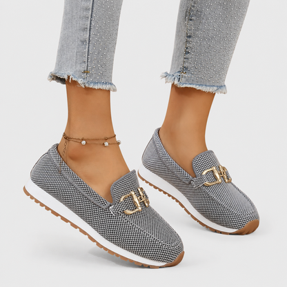 Women's Knit Loafer Sneakers – Slip-On Everyday Comfort