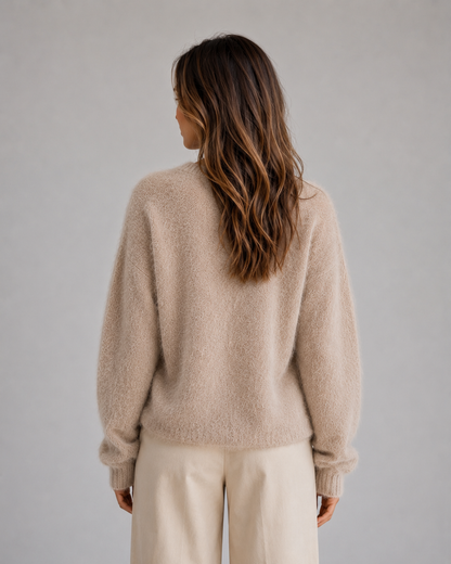 Women's Soft Knit Cardigan – Button Front V-Neck Sweater