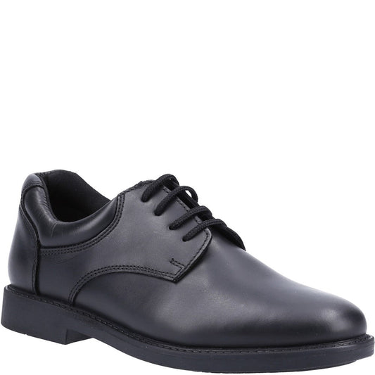 Boys' Leather School Shoes – Lace-Up Senior Fit