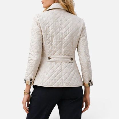 Quilted Button Front Jacket